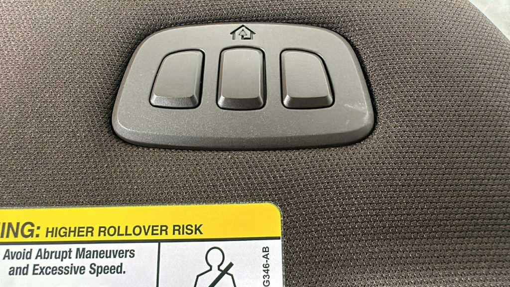 2023 - 2025 Ford Super Duty King Ranch OEM Sun Visor Set, LH RH Pair, Java Brown