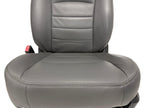 2009 - 2018 Dodge Ram Seats Set Crew Cab, Alea Gray Leather w/ OEM Power Driver