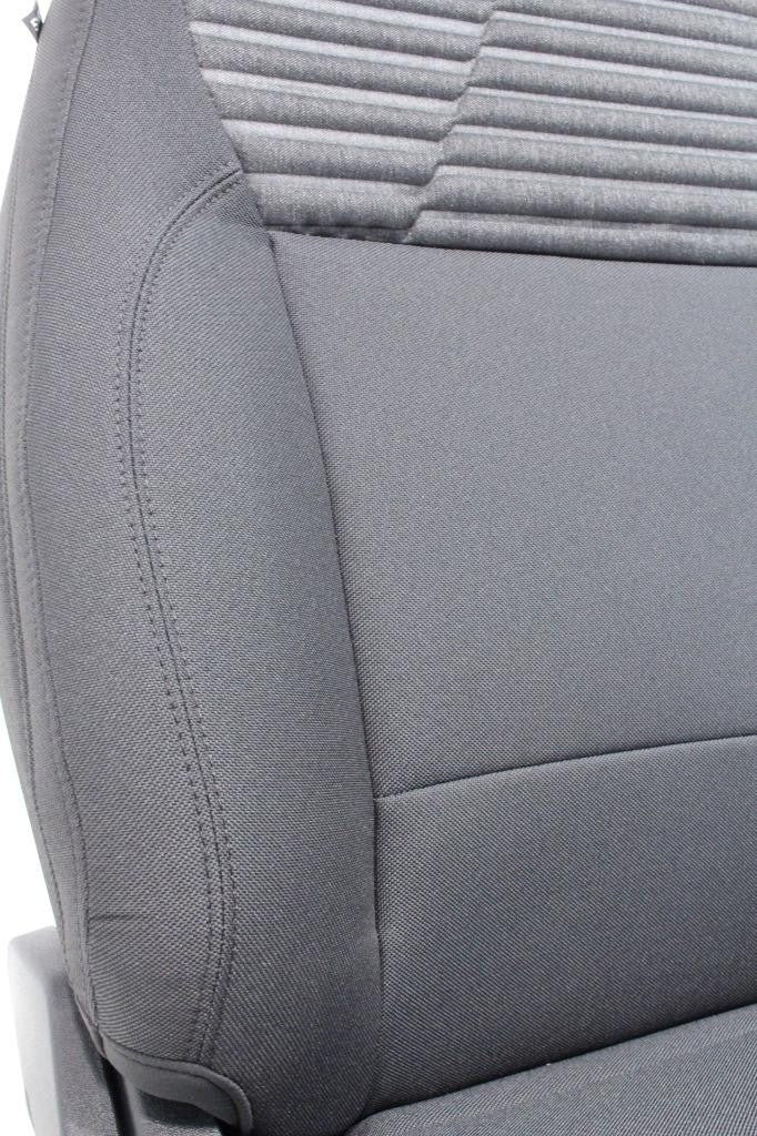 2015 - 2026 Ford F150 & Super Duty Seats, STX Black Cloth Manual w/ Lumbar