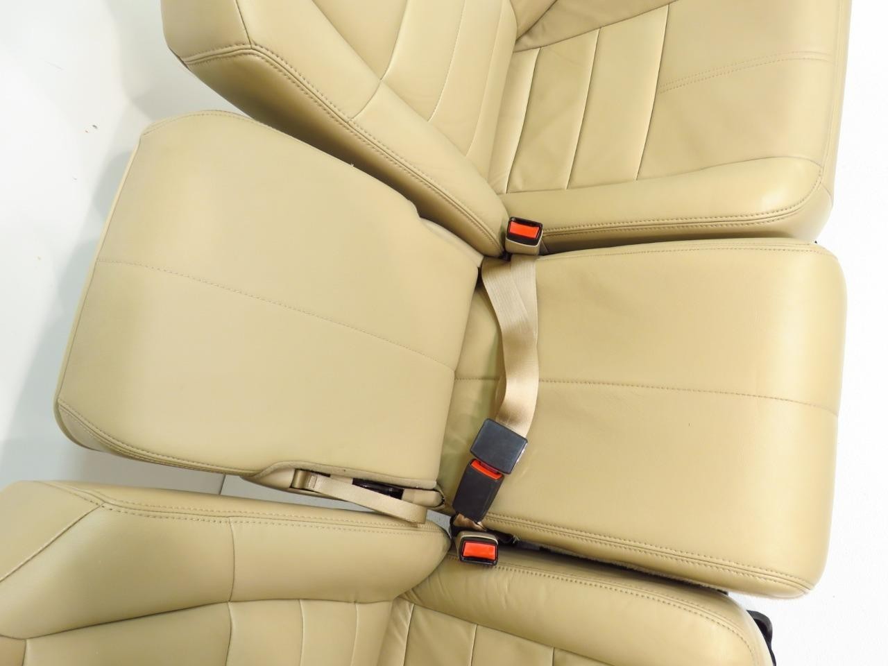 2008 - 2010 Ford Super Duty Front Seats w/ Jump, Lariat Tan Leather Heated Power