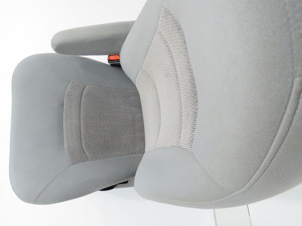 Ford Econoline Front Bucket Seats, Gray Cloth w/ Folding Armrests, Fits 1997+