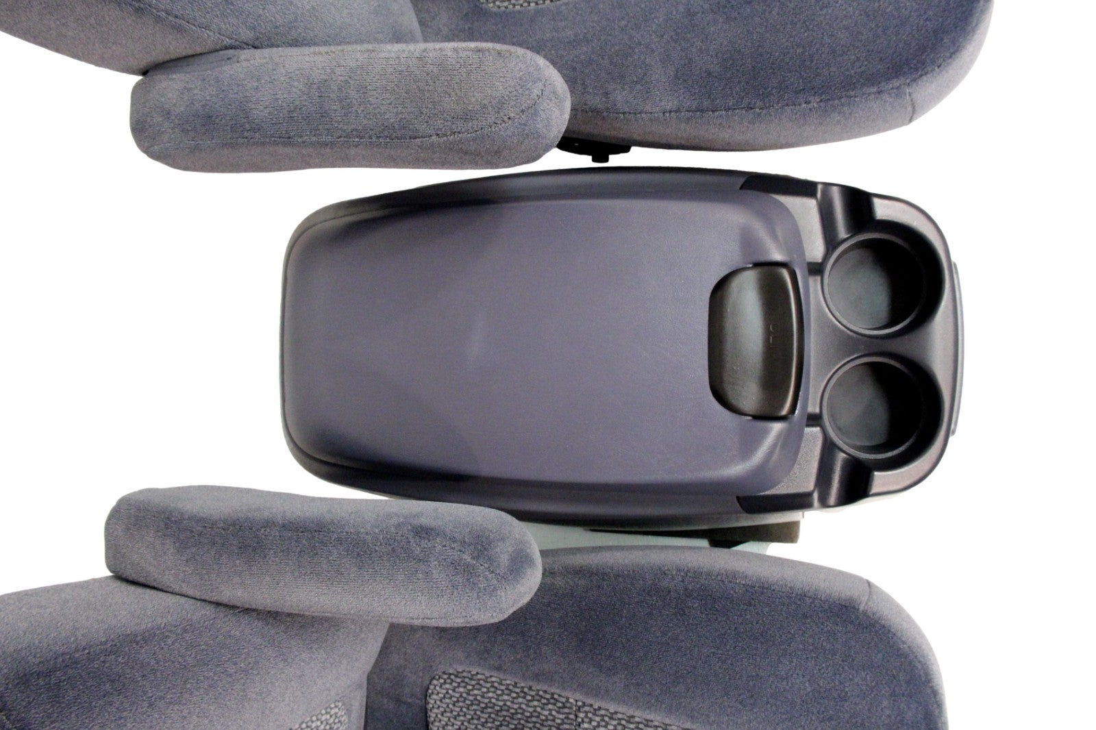 1999 - 2007 Ford Super Duty Front Bucket Seats, Denim Blue Cloth Fits 73+ Trucks