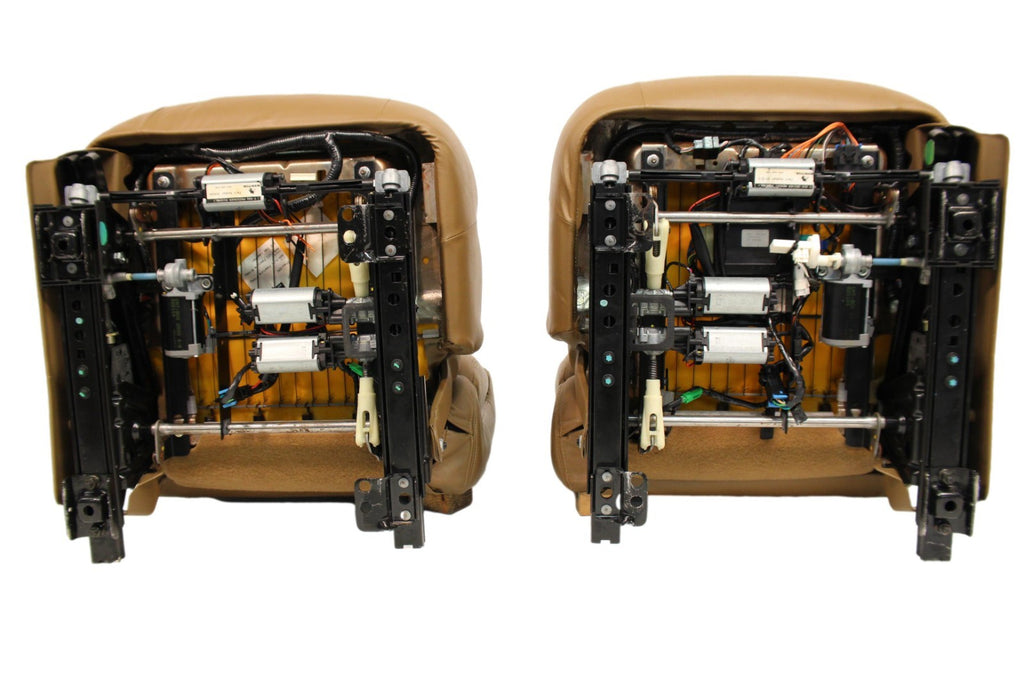 1999 - 2002 Chevy Silverado Sierra Bucket Seats, Oak Tan Leather Power Heat