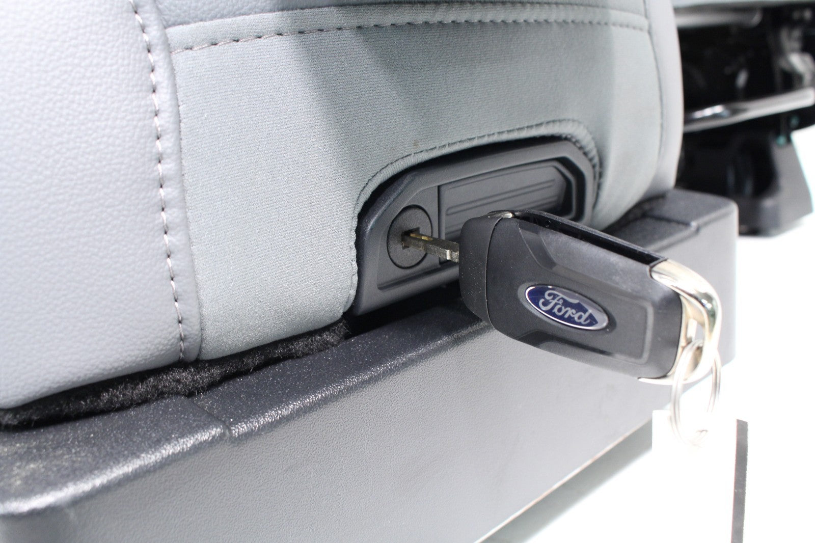 2015 - 2025 Ford F150 Super Duty Vinyl Bucket Seats w/ WorkStation Jump Seat