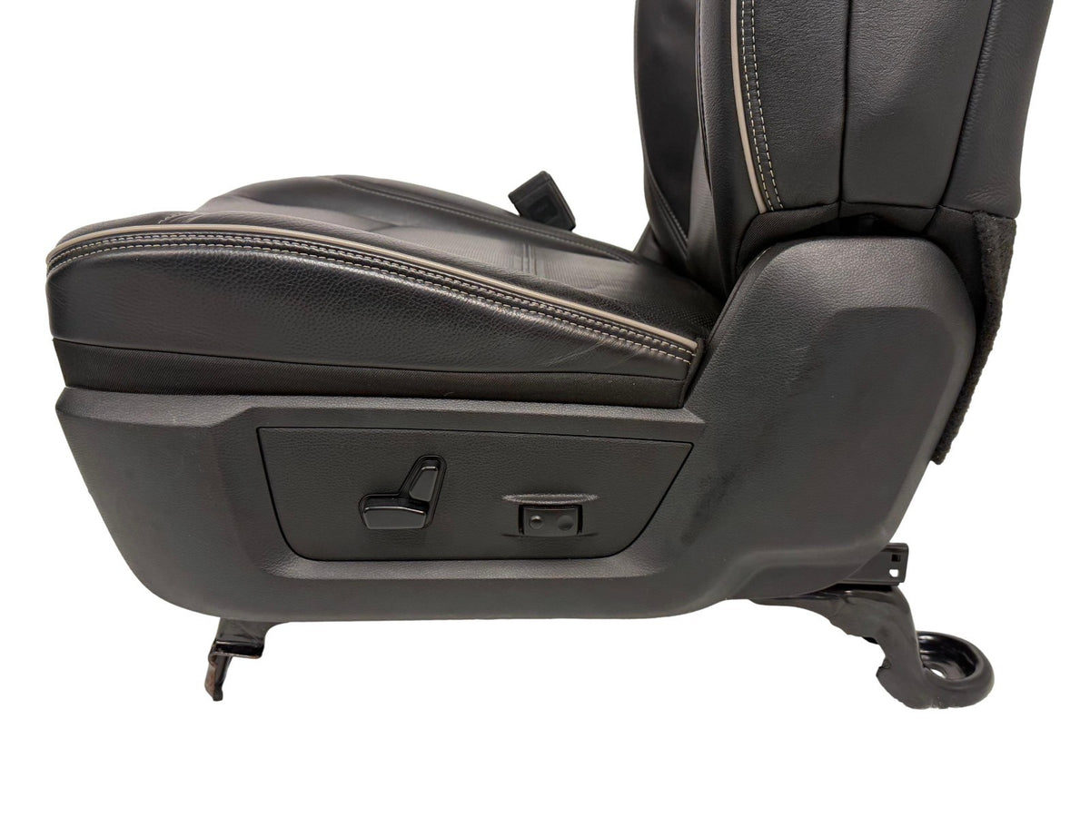 2019 - 2026 Ram 2500 3500 HD Seats Set, Limited Black Leather Crew Cab Heat Cool