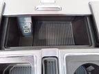 15-22 Ford Truck Center Console & Install Kit w/o Shifter - Gray Leather XLT