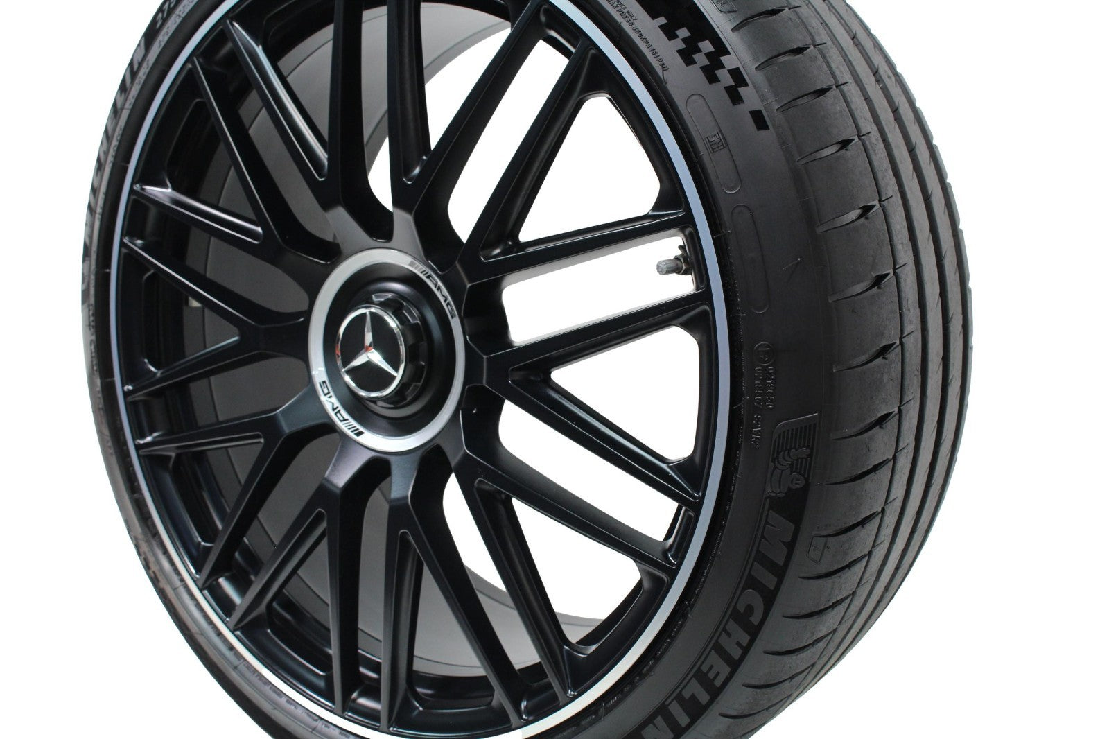 22 - 25 Mercedes SL63 AMG 21" Forged 10-Spoke Wheels Tires Michelin PS4S OEM Set