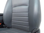 2009-2018 Dodge Ram Front Seats Set, Work Grade Gray Vinyl Split Bench Manual
