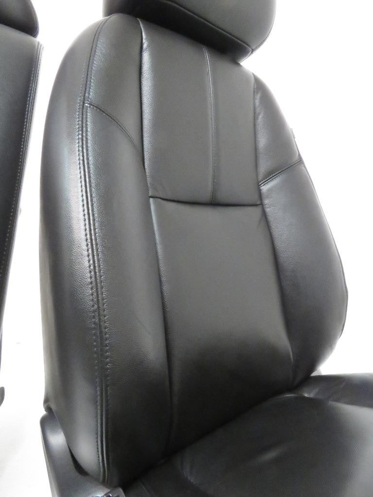 2007 - 2014 GM Silverado Tahoe Front Seats, LT Black Leather Lumbar Power Heated