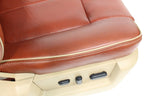 2009 - 2014 Ford F150 King Ranch Seats, Front & Rear, Leather Heated Cool Brown
