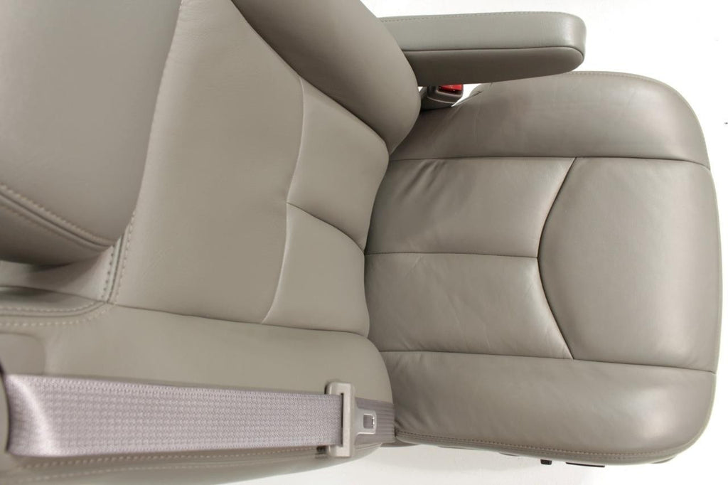 99 - 06 Silverado Sierra Tahoe Yukon Heated Power Leather Seats Pewter Gray OEM