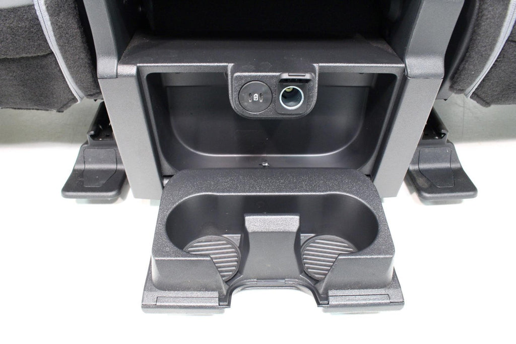 2023 - 2026 Ford Super Duty Front Seats, XL Slate Gray Vinyl Manual w/ Jumpseat