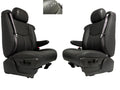 1999 - 2006 Chevy Silverado SS Front Seats, New Leather Dark Pewter Power Heated