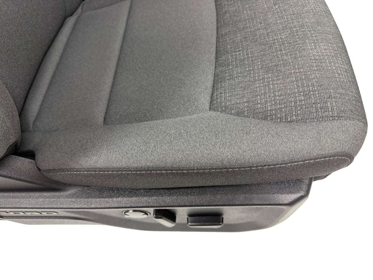 2021-2026 Ford F-150 Front Seats, XLT Mid 302A Gray Cloth OEM Dual Power Heated