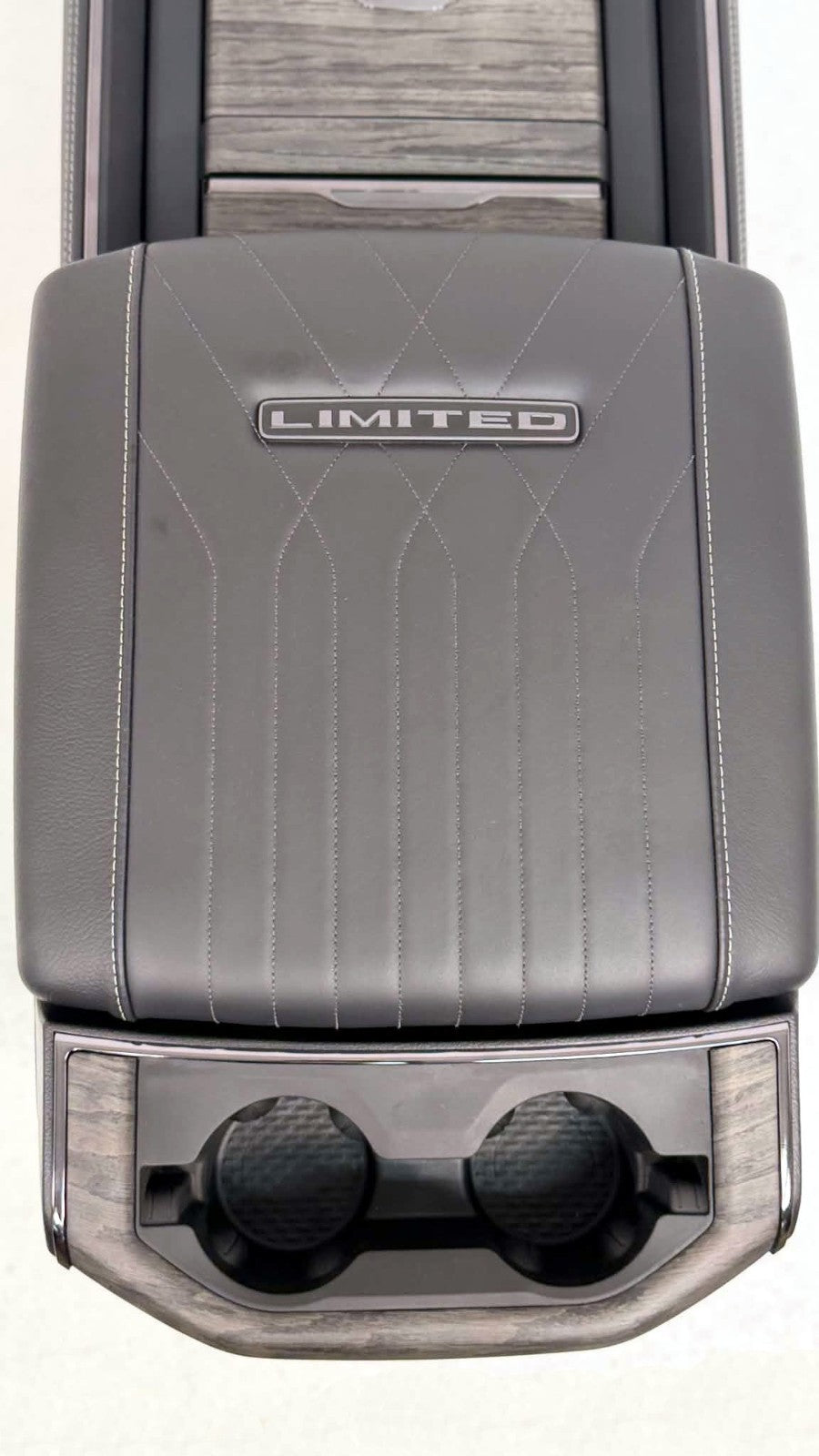 2019 - 2026 DT Ram 1500 Center Console Black Leather LIMITED w/ Wireless Charger