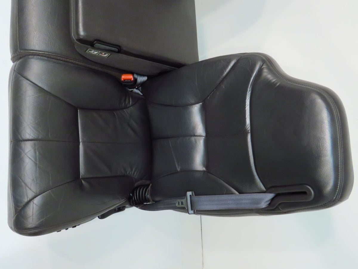 1998 – 2002 Dodge Ram Quad Cab Leather Seat Set, Heated Integrated Belts OEM