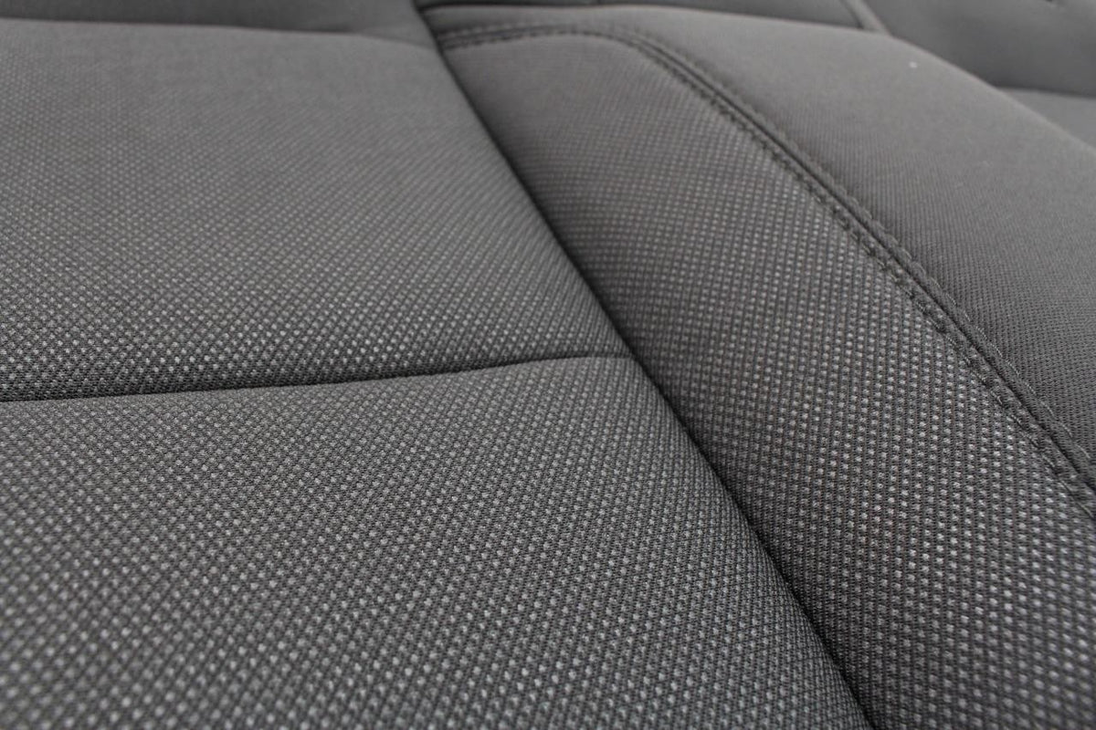 2019 - 2024 Jeep Wrangler JL 2-Door Rear Seat, Black Cloth Folding Bench OEM