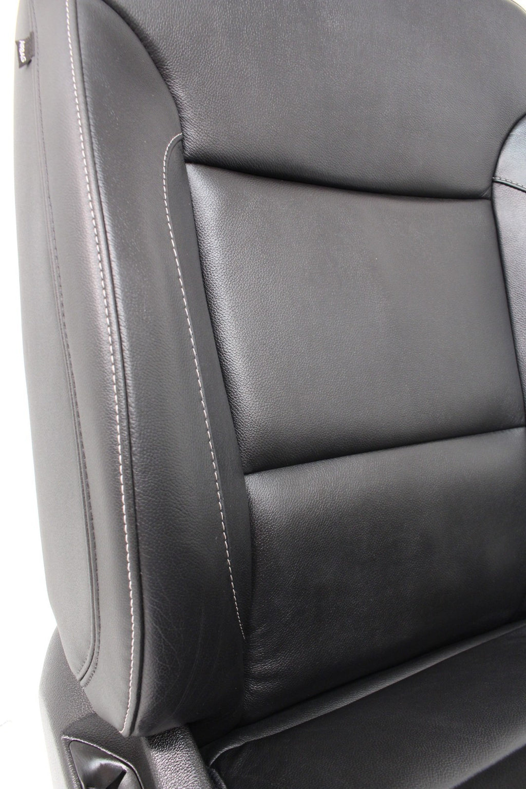 2014 - 2019 GM Sierra Silverado LTZ Front Seats, Black Leather, Powered Heated