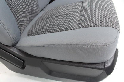 1999-2016 Ford Super Duty Steel Gray Cloth Seats with Center Console Jump Seat