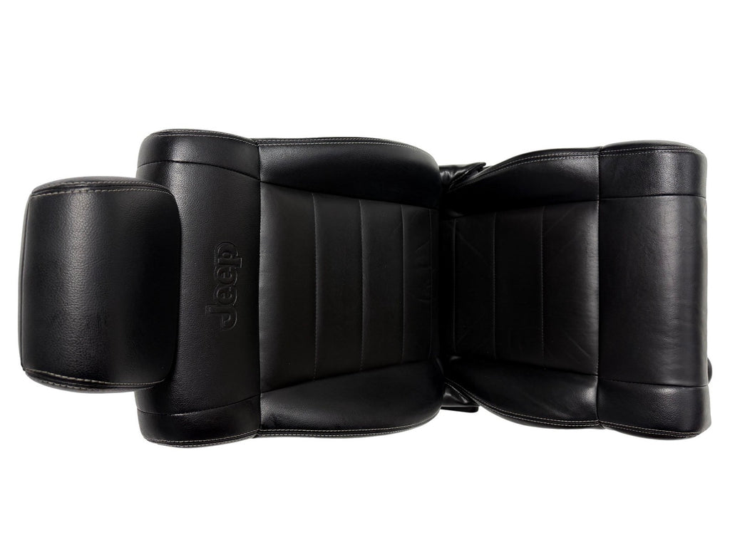 2007-2018 Jeep JK JKU 4-Door Wrangler Unlimited Front Seats, Black Leather Heat