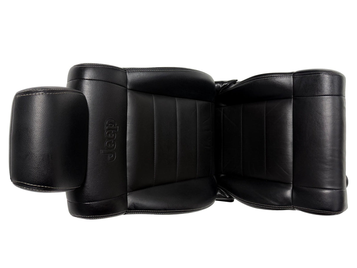 2007-2018 Jeep JK JKU 4-Door Wrangler Unlimited Front Seats, Black Leather Heat