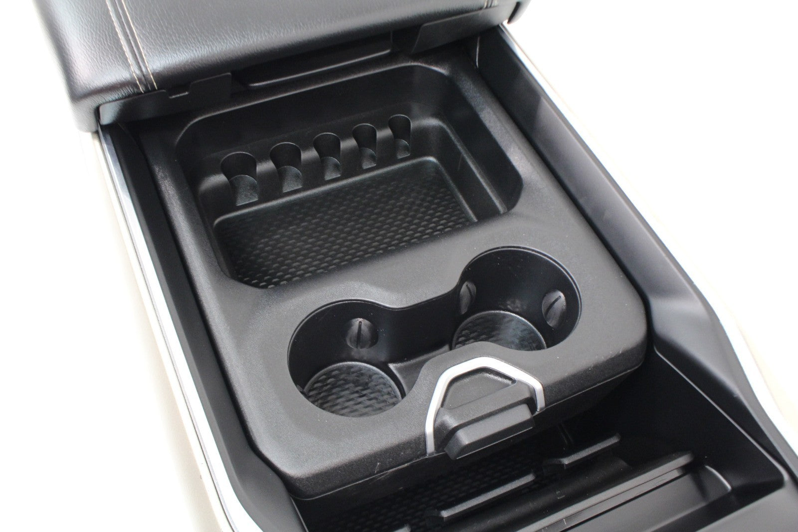 2019 - 2025 Dodge Ram 2500 3500 Center Console w/ Install Kit, Gold Trim & Wood