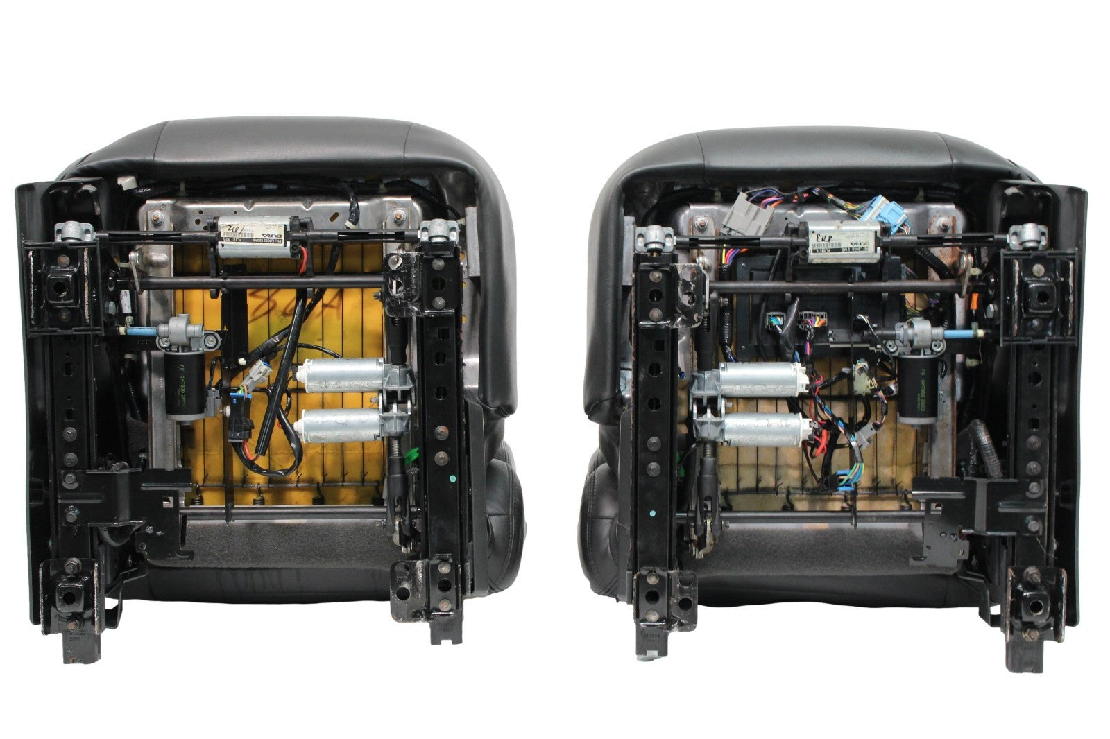 1999 - 2007 Chevy Silverado Seats, OEM Powered Heated Dark Pewter Leather