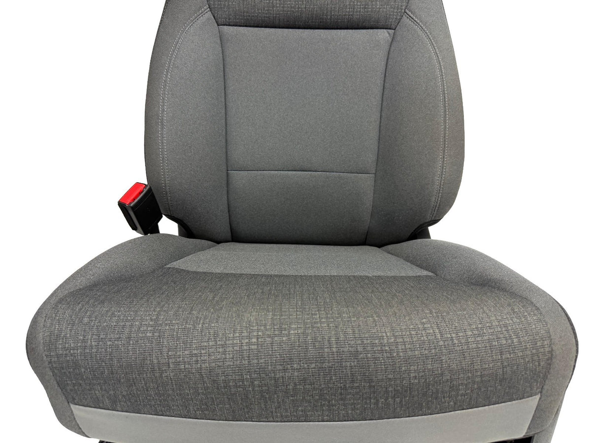 2021-2026 Ford F-150 Front Seats, XLT Mid 302A Gray Cloth OEM Dual Power Heated