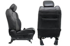 2002 - 2018 Ram Front Seats, Laramie Black Leather Heated Cooled w/ Memory