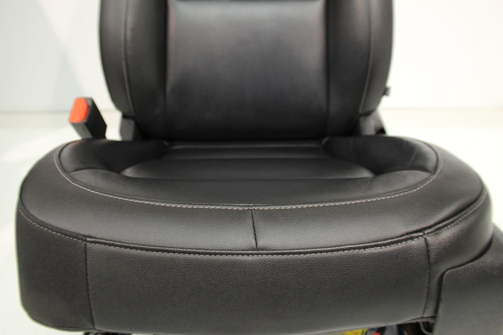 2015 - 2022 Chevy Colorado ZR2 Front Bucket Seats – Black Leather Power Heat