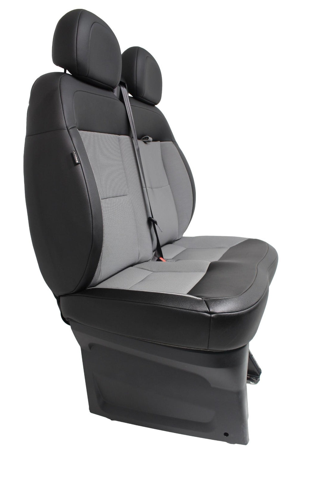 2014 - 2025 Ram ProMaster Front Passenger Seat, Black Vinyl Bench w/ Center Seat