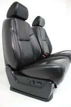 2007 - 2014 Sierra Chevy Silverado Front Seats, LTZ Black Leather Heated Cooled