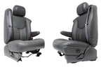 03 - 06 Silverado Sierra Tahoe Yukon Power Leather Seats Dark Pewter OEM