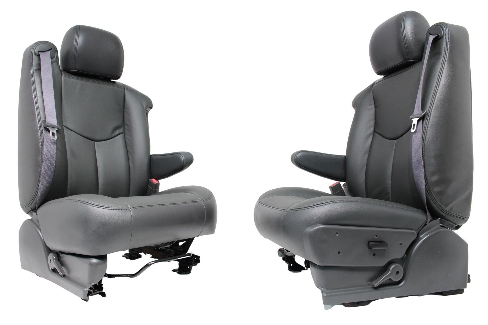 03 - 06 Silverado Sierra Tahoe Yukon Power Leather Seats Dark Pewter OEM