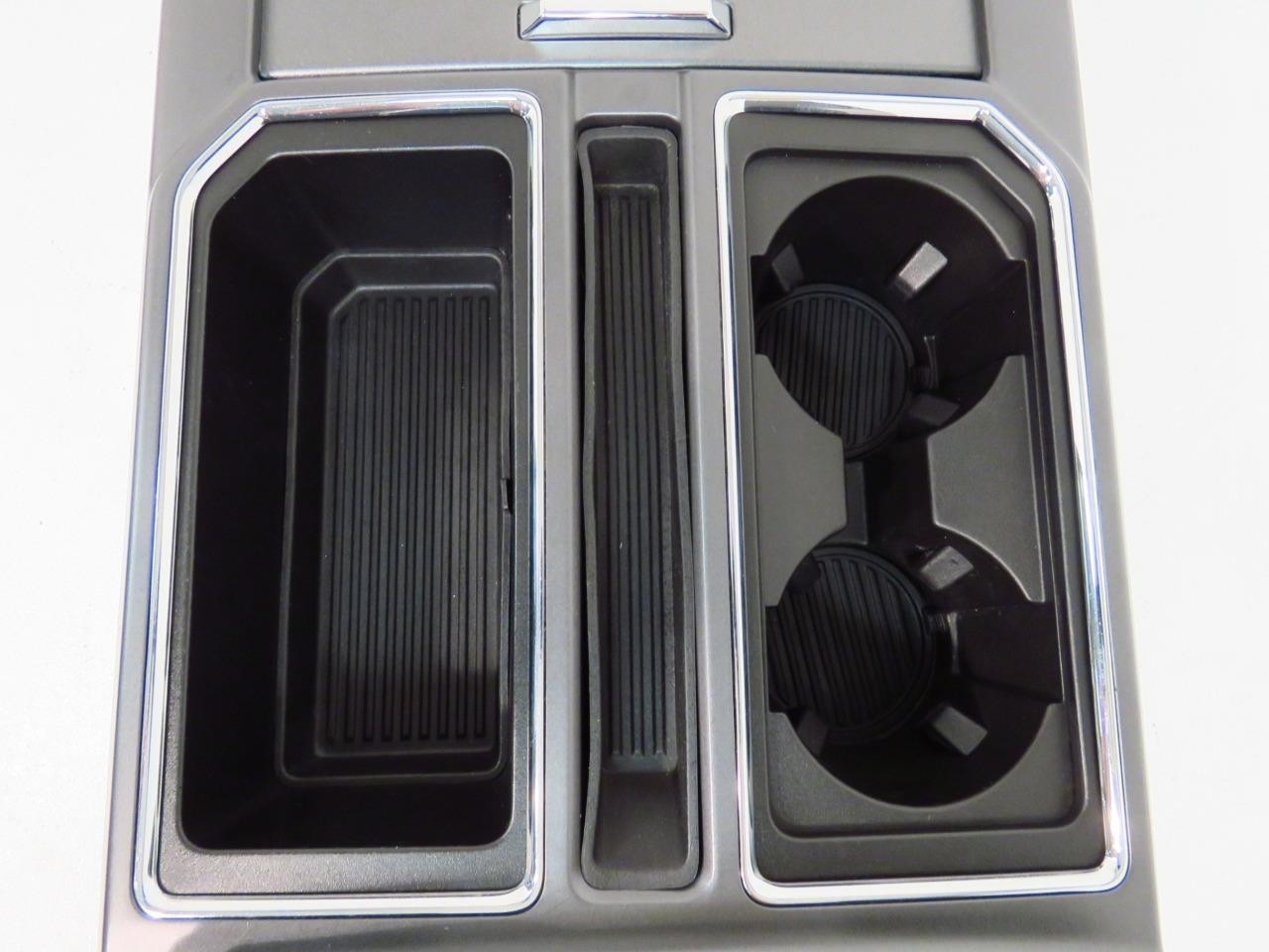 15-22 Ford Truck Center Console & Install Kit w/o Shifter - Gray Leather XLT