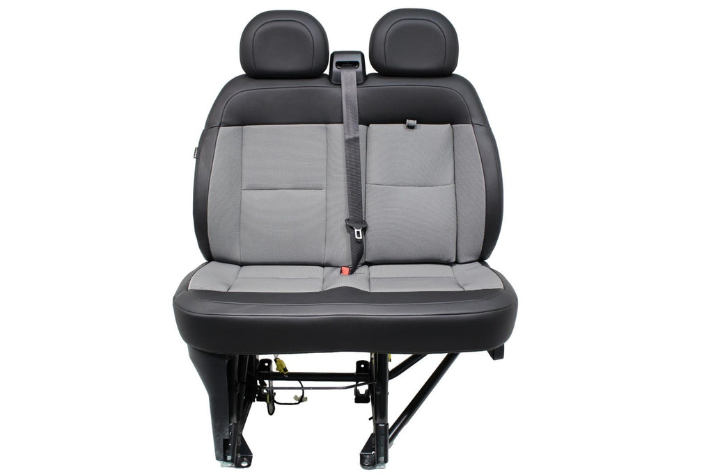 14 - 26 Ram ProMaster Front Passenger Bench Seat Gray Black Vinyl OEM 6TH96JXWAB