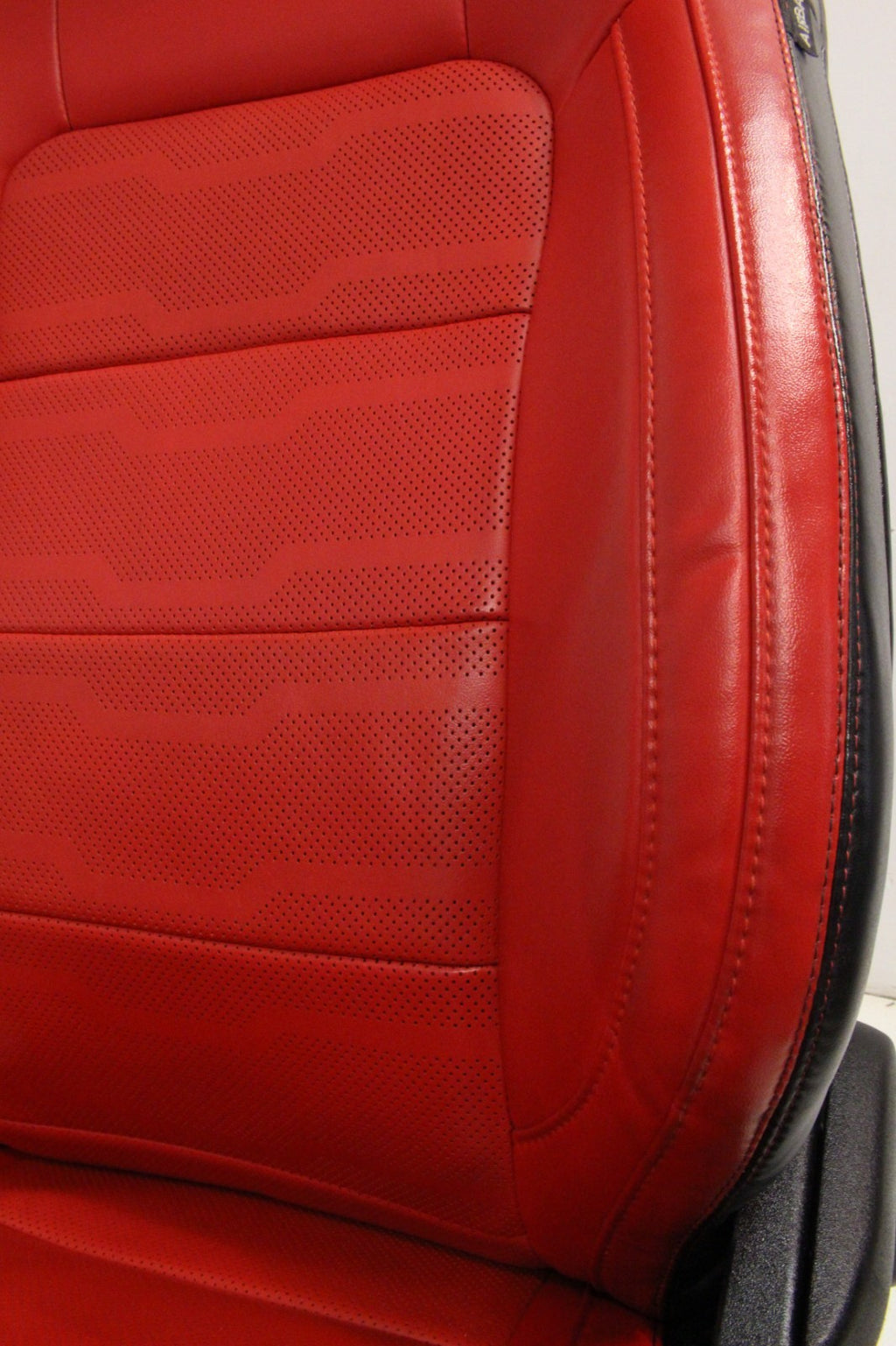 2015 - 2023 Ford Mustang Front Seats, GT Premium Coupe - Showstopper Red Leather
