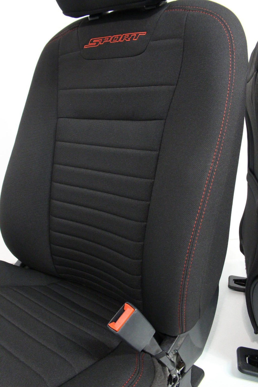 2015 - 2022 Ford F150 & Super Duty Front Seats, XLT Sport Black Cloth Power Heat