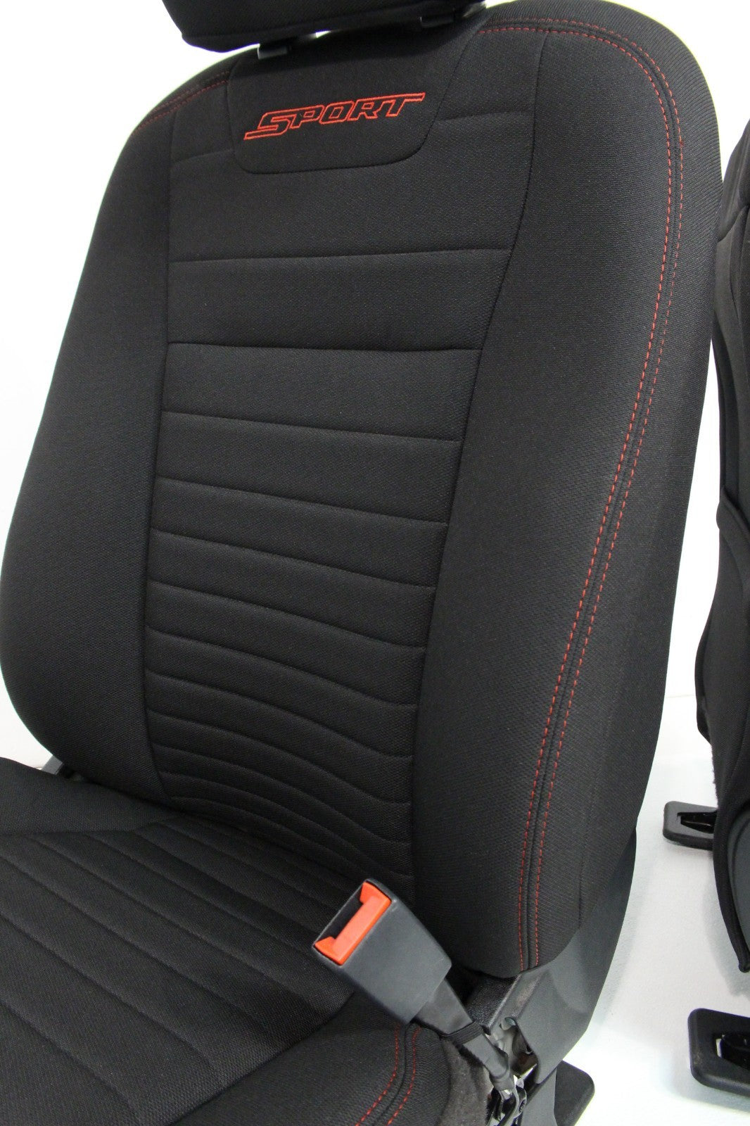 2015 - 2022 Ford F150 & Super Duty Front Seats, XLT Sport Black Cloth Power Heat
