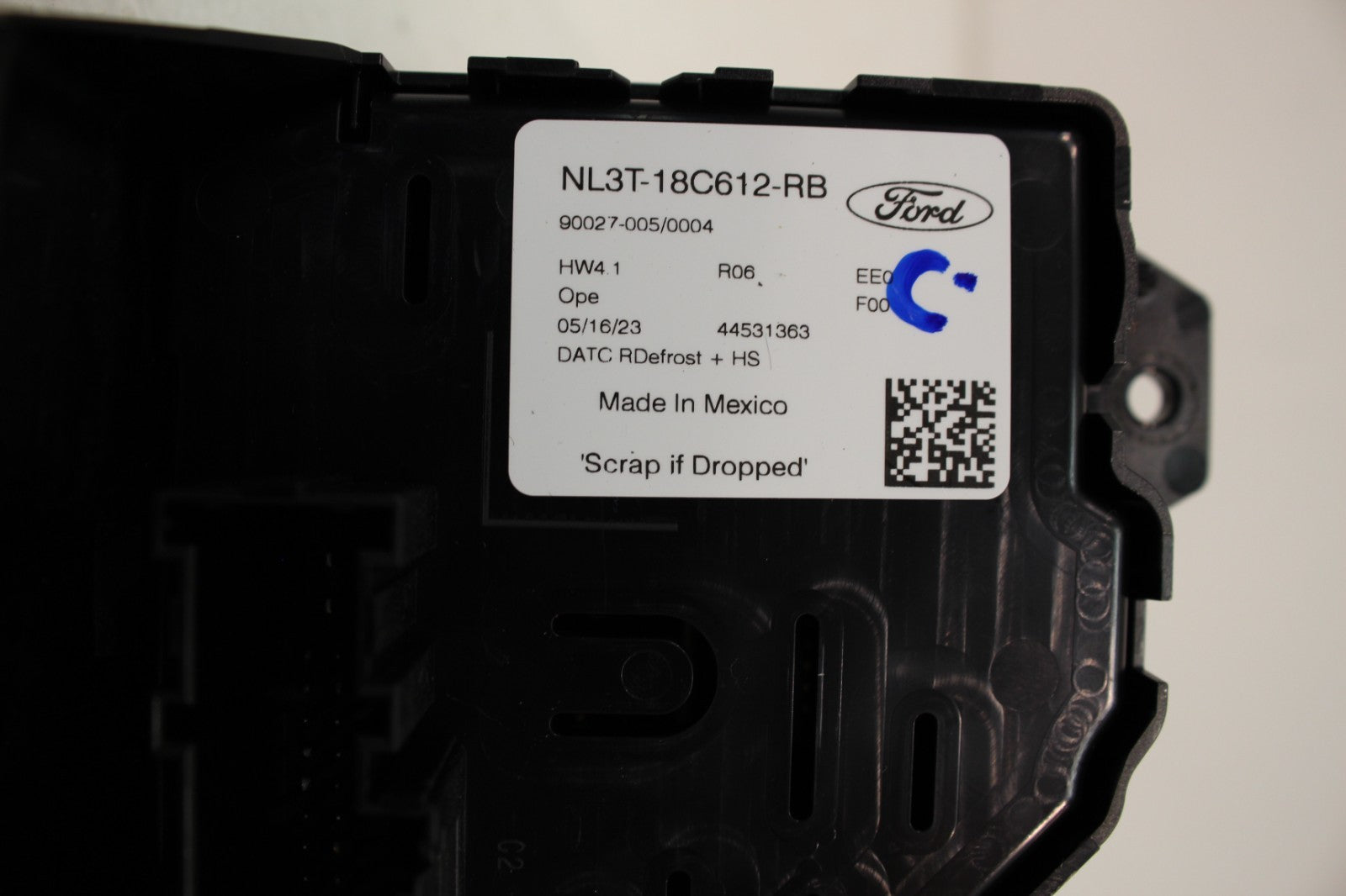 2021 - 2025 Ford F150 Climate Control HVAC Dual Zone Heated Seat NL3T-18C612-RB