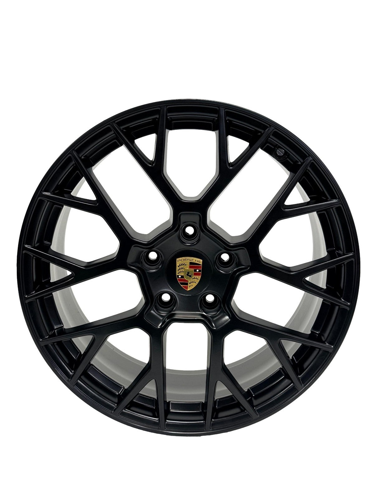 Porsche 911 992 RS Spyder Design 20"/21" Staggered Wheel Set Black w/ TPMS Lugs