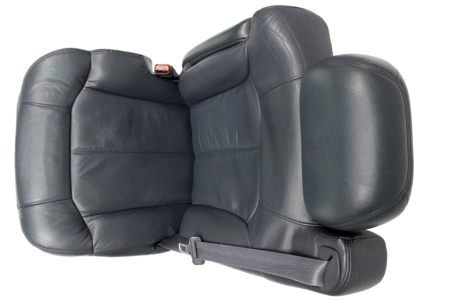 1999 - 2002 GMC Sierra Chevy Silverado Seats, Graphite Off-Black Leather, Power