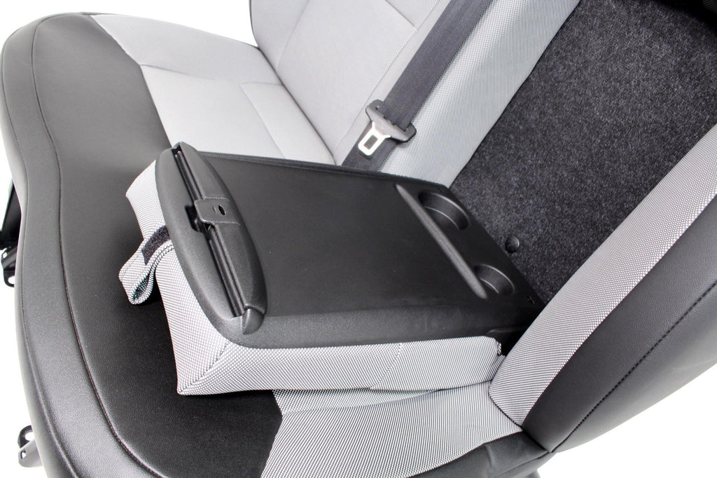 2014 - 2025 Ram ProMaster Front Passenger Seat, Black Vinyl Bench w/ Center Seat