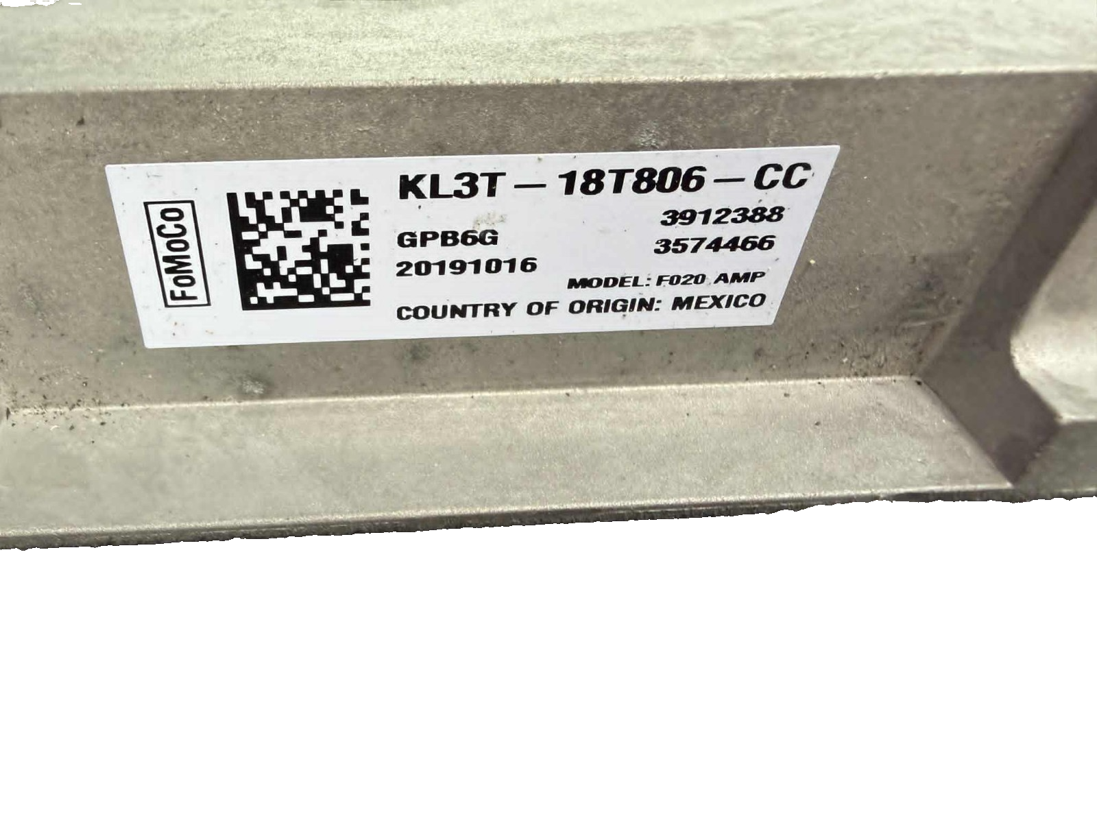 2019 - 2020 Ford F150 OEM B&O Bang & Olufsen Speaker Amplifier KL3T-18T806-CC