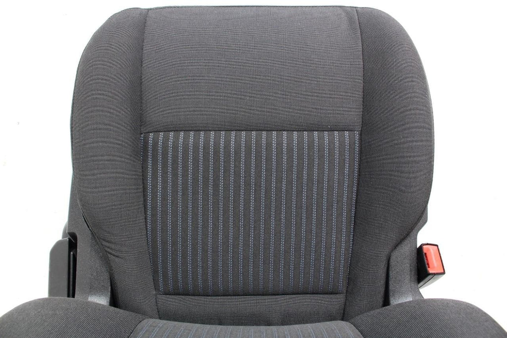 2015 - 2023 Ford Transit Black Cloth Front Bucket Seats with Armrests
