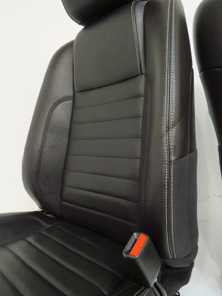 2005 - 2014 Ford Mustang Front Seats, GT Black Leather w/ Power Driver OEM