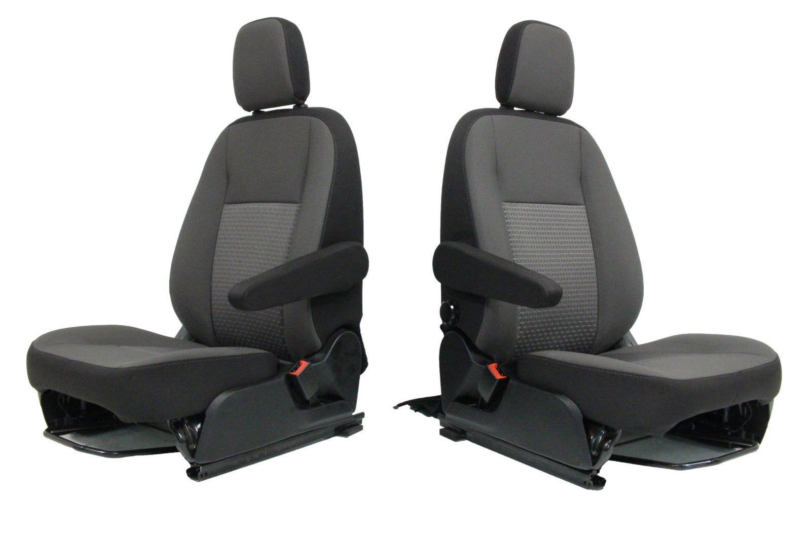 2015 - 2026 Ford Transit Seats, Dark Gray Cloth, Manual w/ Dual Armrests Lumbar