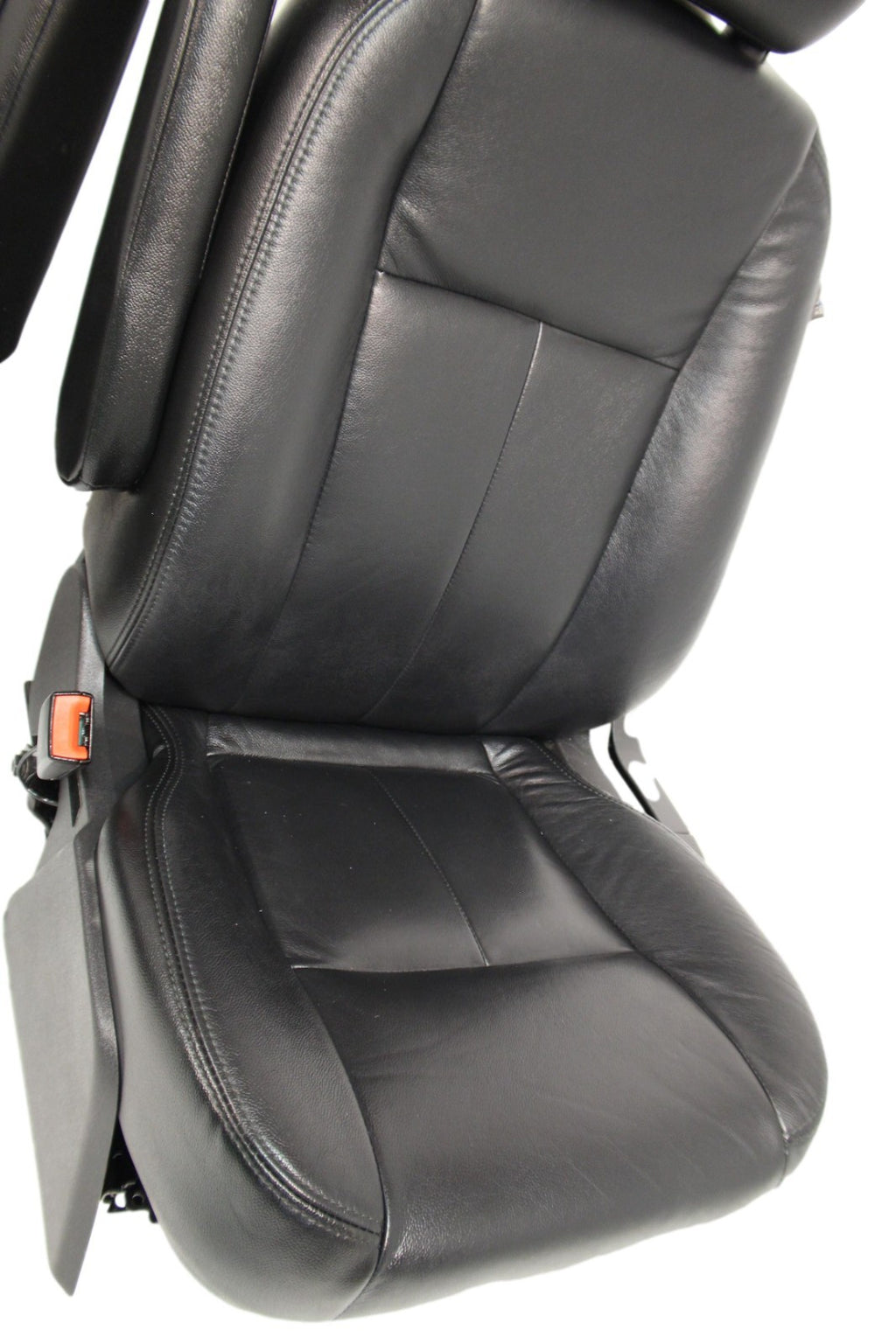 2015 - 2026 Ford Transit Front Seats, Black Leather w/ Heated Power Driver Seat