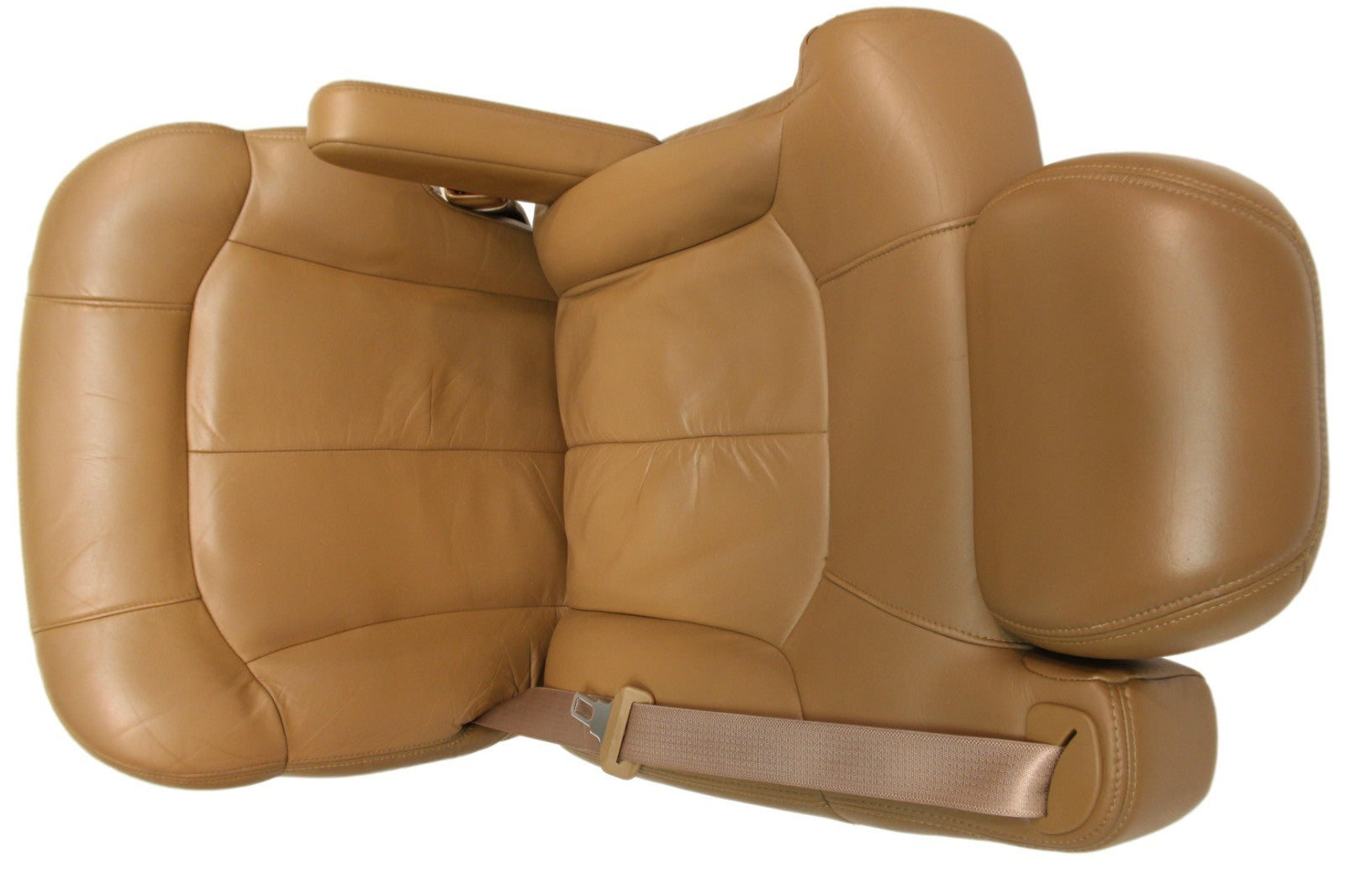 1999 - 2002 Chevy Silverado Sierra Bucket Seats, Oak Tan Leather Power Heat