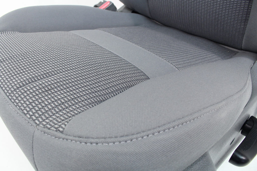 2006 - 2009 Dodge Ram Powered Drivers Seat, OEM YES Slate Gray Cloth w/ Lumbar